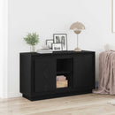 vidaXL Széf Fekete tölgy 102 x 35 x 60 cm Faanyag