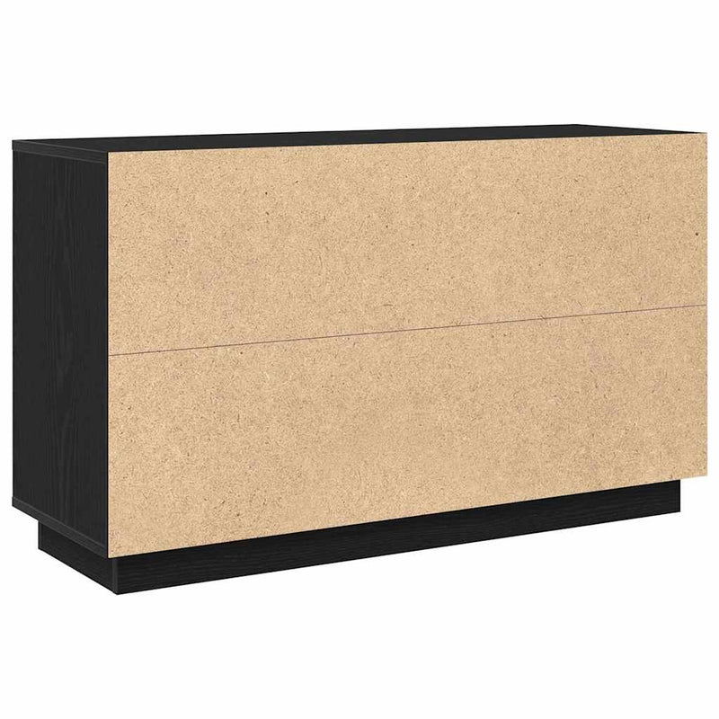 vidaXL Oldalszekrény Musta tammi 102 x 35 x 60 cm Faanyag