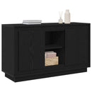 vidaXL Széf Fekete tölgy 102 x 35 x 60 cm Faanyag