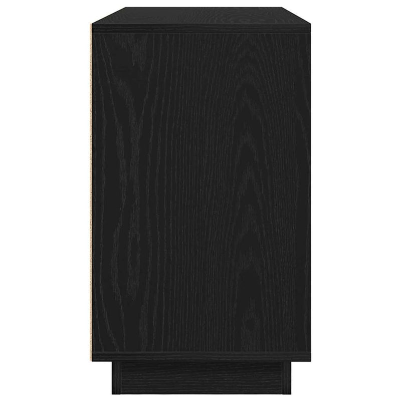 vidaXL Oldalszekrény Musta tammi 102 x 35 x 60 cm Faanyag