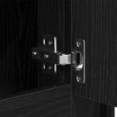 vidaXL Széf Fekete tölgy 102 x 35 x 55 cm Faanyag