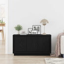 vidaXL Széf Fekete tölgy 102 x 35 x 55 cm Faanyag