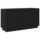 vidaXL Széf Fekete tölgy 102 x 35 x 55 cm Faanyag
