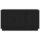 vidaXL Széf Fekete tölgy 102 x 35 x 55 cm Faanyag