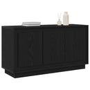 vidaXL Széf Fekete tölgy 102 x 35 x 55 cm Faanyag