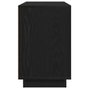 vidaXL Széf Fekete tölgy 102 x 35 x 55 cm Faanyag