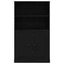 vidaXL Büféasztal Fekete tölgy 60 x 35.5 x 103.5 cm Faanyag