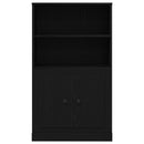 vidaXL Büféasztal Fekete tölgy 60 x 35.5 x 103.5 cm Faanyag