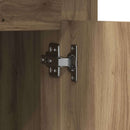 vidaXL Asztal fiókkal tárolóval Artisan tölgy 50 x 115 x 75 cm Faanyag