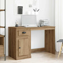 vidaXL Asztal fiókkal tárolóval Artisan tölgy 50 x 115 x 75 cm Faanyag