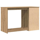 vidaXL Asztal fiókkal tárolóval Artisan tölgy 50 x 115 x 75 cm Faanyag