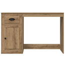 vidaXL Asztal fiókkal tárolóval Artisan tölgy 50 x 115 x 75 cm Faanyag