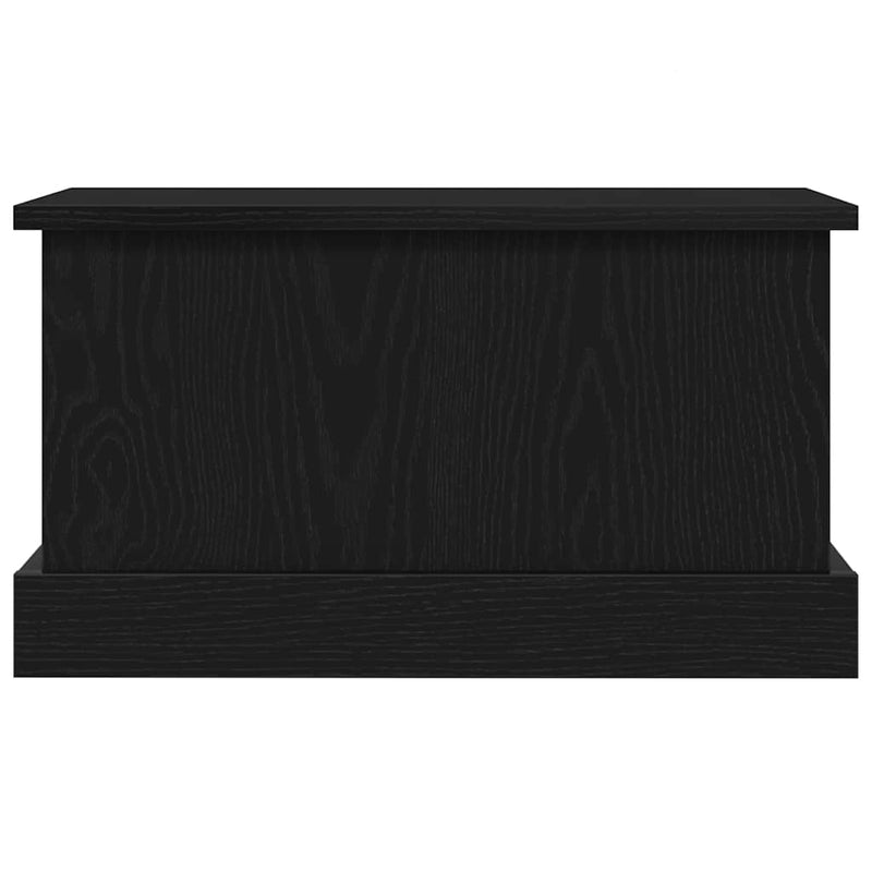 vidaXL Tároló Doboz tárolóval Musta tammi 50 x 30 x 28 cm Faanyag