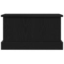 vidaXL Tároló Doboz tárolóval Musta tammi 50 x 30 x 28 cm Faanyag