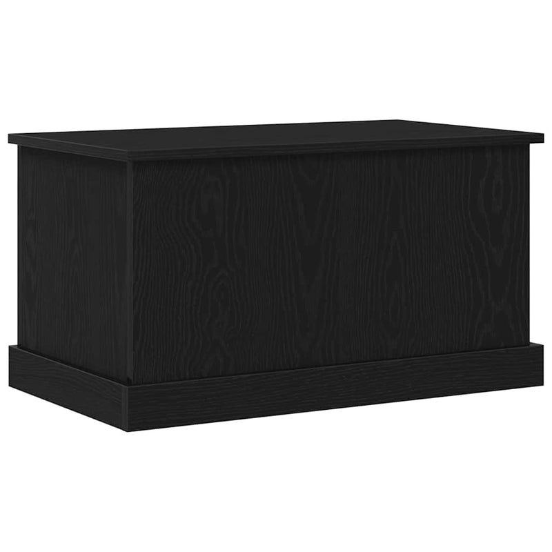 vidaXL Tároló Doboz tárolóval Musta tammi 70 x 40 x 28 cm Faanyag
