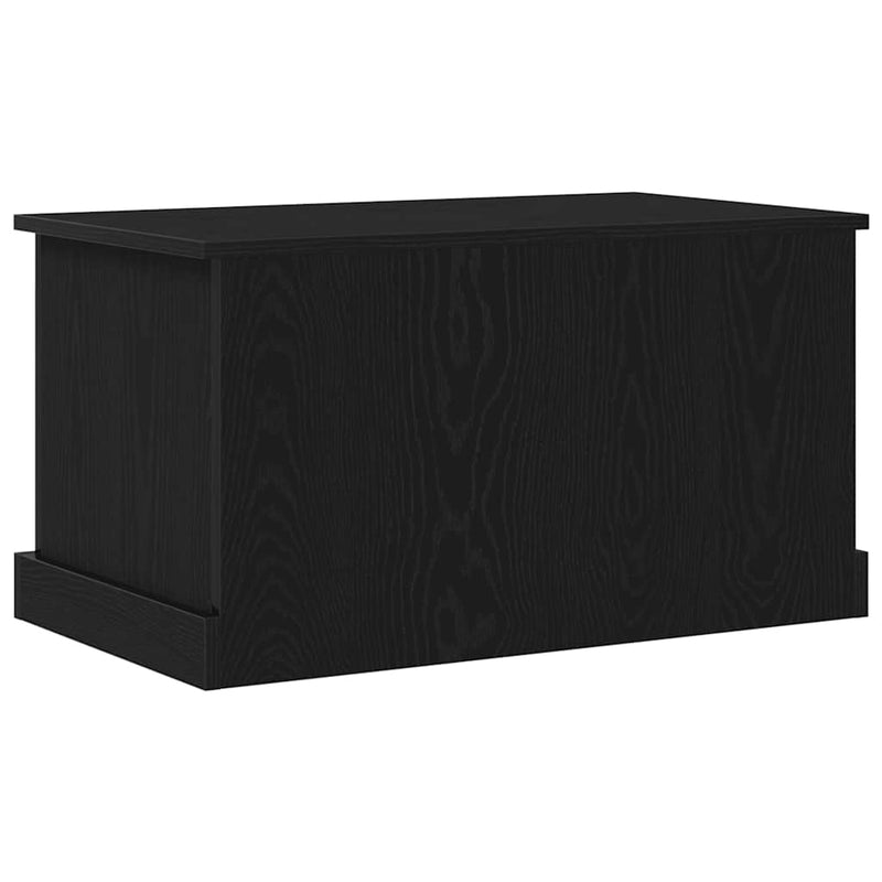 vidaXL Tároló Doboz tárolóval Musta tammi 70 x 40 x 28 cm Faanyag