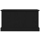 vidaXL Tároló Doboz tárolóval Musta tammi 70 x 40 x 28 cm Faanyag