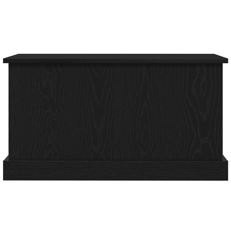 vidaXL Tároló Doboz tárolóval Musta tammi 70 x 40 x 28 cm Faanyag