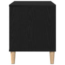 vidaXL Hanglemez szekrény Fekete tölgy 100 x 38 x 48 cm Faanyag