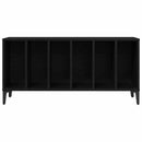 vidaXL Hanglemez szekrény Fekete tölgy 100 x 38 x 48 cm Faanyag