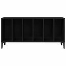 vidaXL Hanglemez szekrény Fekete tölgy 100 x 38 x 48 cm Faanyag