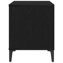 vidaXL Hanglemez szekrény Fekete tölgy 100 x 38 x 48 cm Faanyag