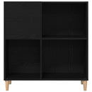 vidaXL Hanglemez szekrény Fekete tölgy 84,5 x 38 x 89 cm Szerelt Fa