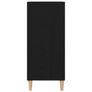 vidaXL Hanglemez szekrény Fekete tölgy 84,5 x 38 x 89 cm Szerelt Fa