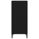 vidaXL Hanglemez szekrény Fekete tölgy 84,5 x 38 x 89 cm Faanyag