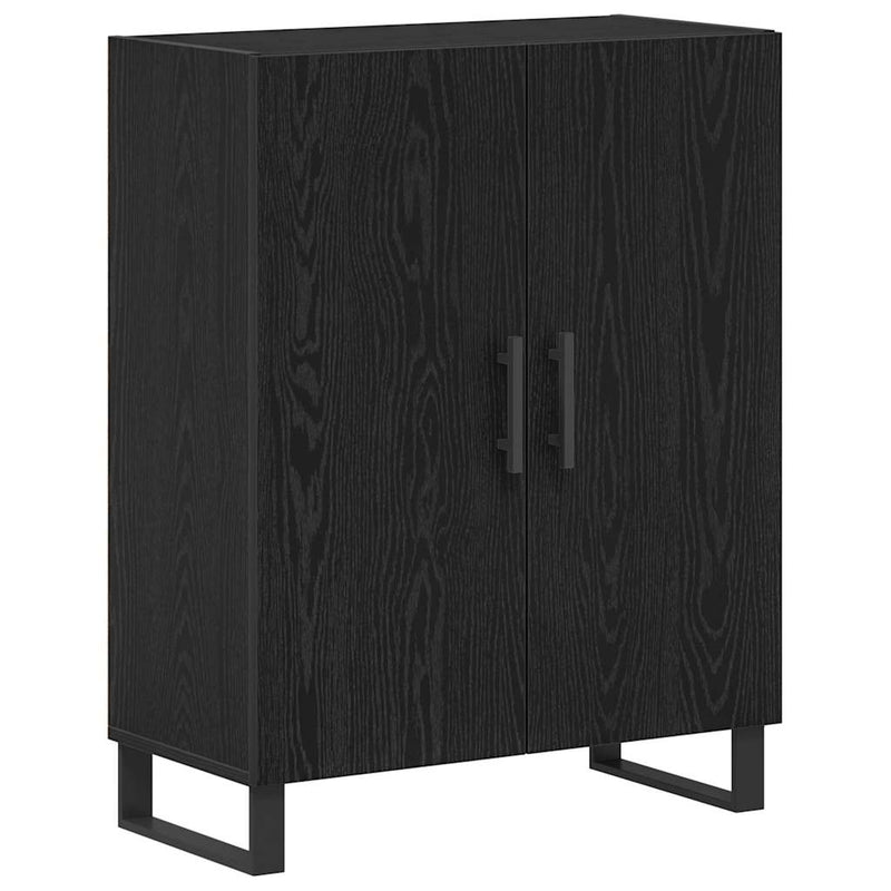 vidaXL Büfé Musta tammi 69.5 x 34 x 90 cm Faanyag
