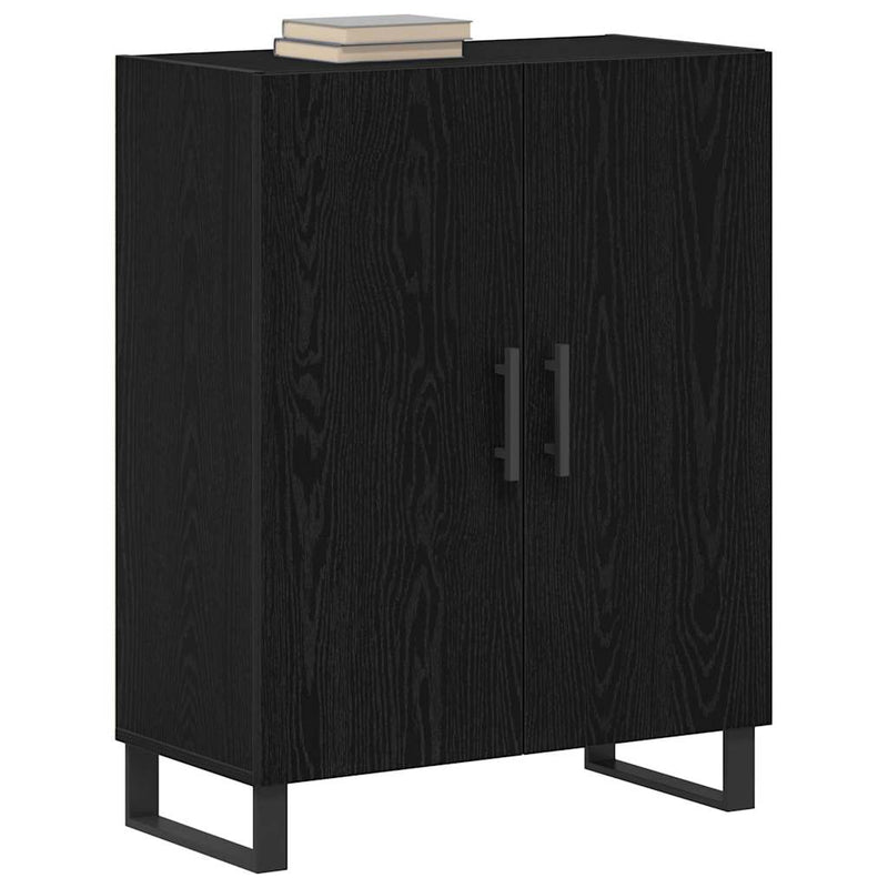 vidaXL Büfé Musta tammi 69.5 x 34 x 90 cm Faanyag