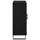 vidaXL Széf Fekete tölgy 69,5 x 34 x 90 cm Faanyag