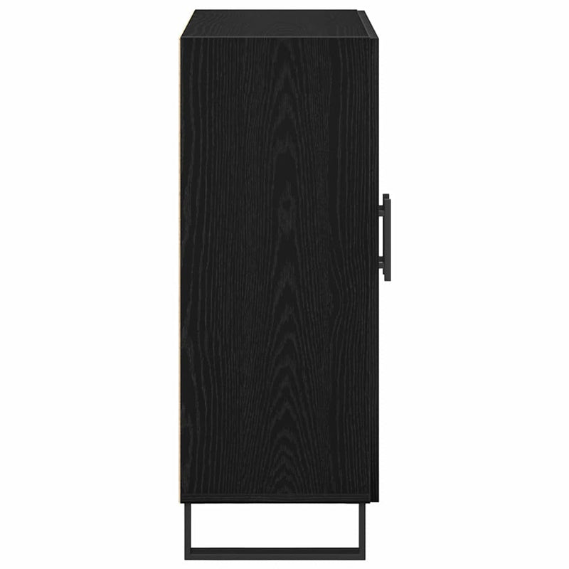 vidaXL Büfé Musta tammi 69.5 x 34 x 90 cm Faanyag