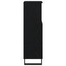 vidaXL Fürdőszoba Székény Fekete tölgy 30 x 30 x 100 cm Faanyag