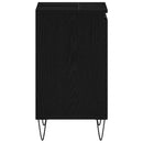 vidaXL Fürdőszobai mosdószekrény Fekete tölgy 58 x 33 x 60 cm Faanyag