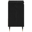 vidaXL Fürdőszoba Székény fiókkal Fekete tölgy 65 x 33 x 60 cm Faanyag
