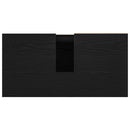 vidaXL Fürdőszobai mosdószekrény Fekete tölgy 65 x 33 x 60 cm Faanyag