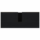 vidaXL Fürdőszoba Székény fiókkal Fekete tölgy 80 x 33 x 60 cm Faanyag