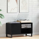 vidaXL Hanglemez szekrény ajtóval Fekete tölgy 85 x 38 x 48 cm Faanyag