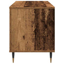 vidaXL Hanglemez szekrény polcokkal Régi fa 100 x 38 x 48 cm Faanyag