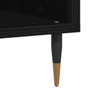 vidaXL Hanglemez szekrény Fekete tölgy 100 x 38 x 48 cm Faanyag