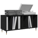 vidaXL Hanglemez szekrény Fekete tölgy 100 x 38 x 48 cm Faanyag