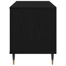 vidaXL Hanglemez szekrény Fekete tölgy 100 x 38 x 48 cm Faanyag