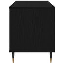 vidaXL Hanglemez szekrény Fekete tölgy 100 x 38 x 48 cm Faanyag