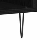 vidaXL Hanglemez szekrény Fekete tölgy 100 x 38 x 48 cm Faanyag