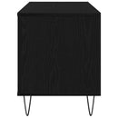 vidaXL Hanglemez szekrény Fekete tölgy 100 x 38 x 48 cm Faanyag