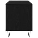 vidaXL Hanglemez szekrény Fekete tölgy 100 x 38 x 48 cm Faanyag