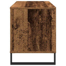 vidaXL Hanglemez szekrény polcokkal Régi fa 100 x 38 x 48 cm Faanyag