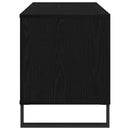 vidaXL Hanglemez szekrény Fekete tölgy 100 x 38 x 48 cm Faanyag