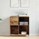 vidaXL Hanglemez szekrény polcokkal Régi fa 85 x 38 x 89 cm Faanyag
